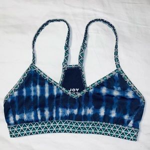JoyLab women’s tie dye racerback sports bra
